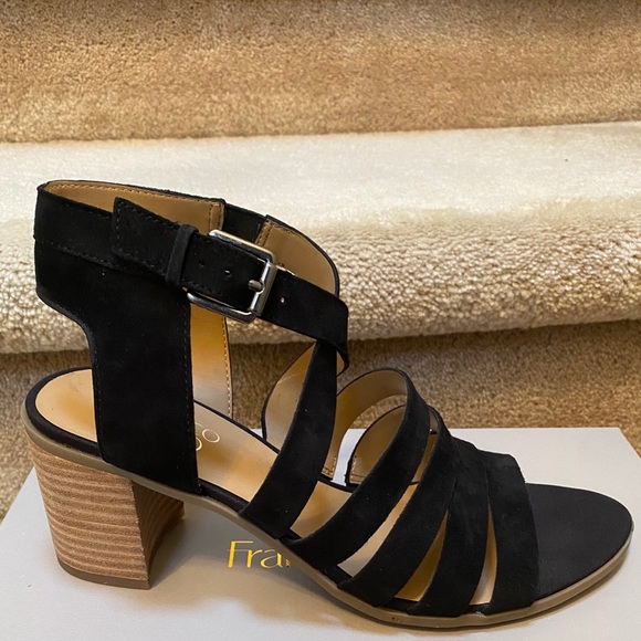 NWT Franco Sarto Strappy Leather Sandals - Picture 2 of 8